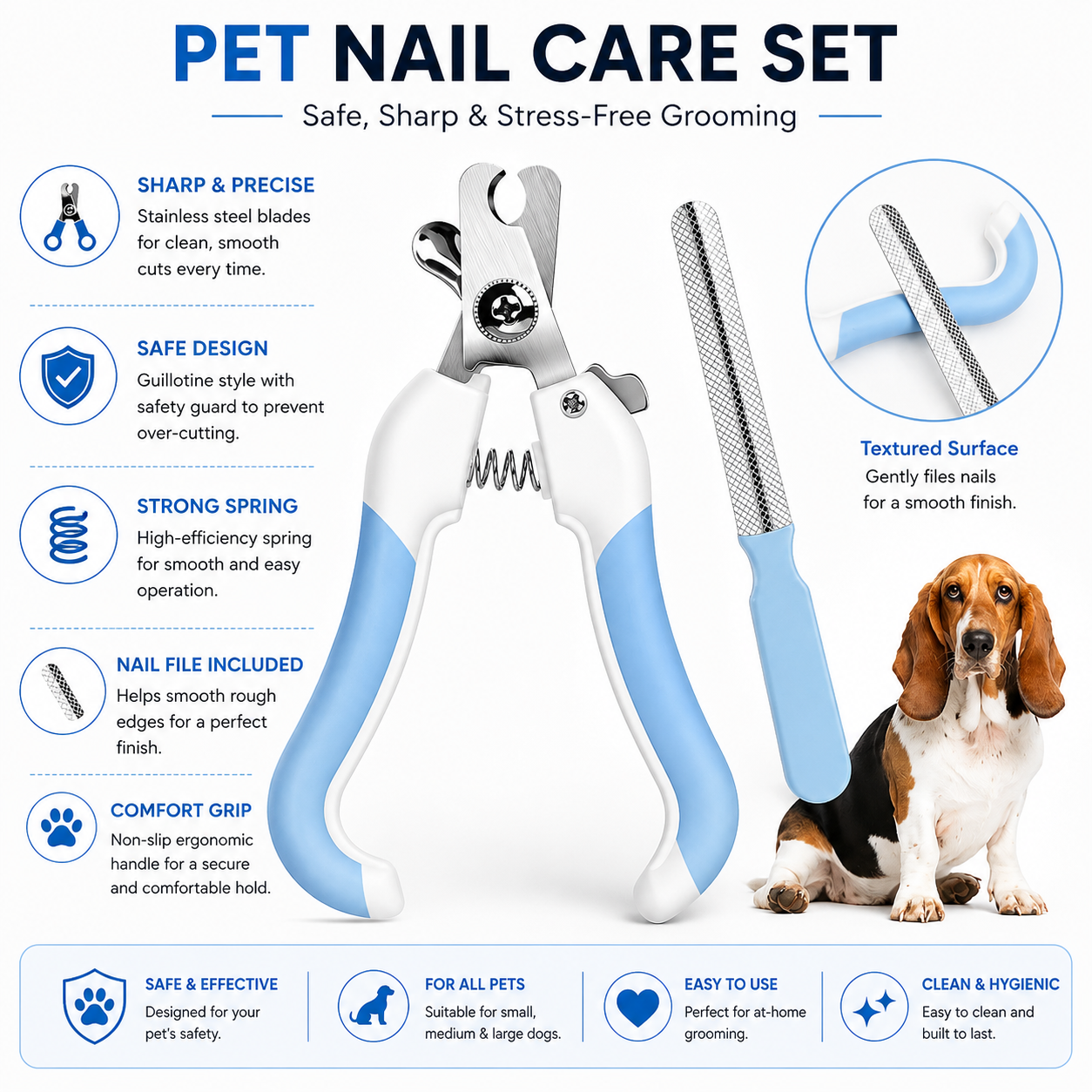 Pet electric nail polisher manicure tool set