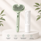 Self-Cleaning Pet Hair Brush with Misting Spray