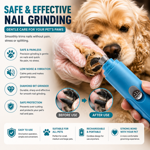 Pet electric nail polisher manicure tool set