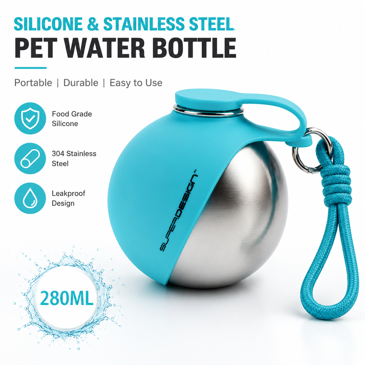 Portable Pet Water Bottle