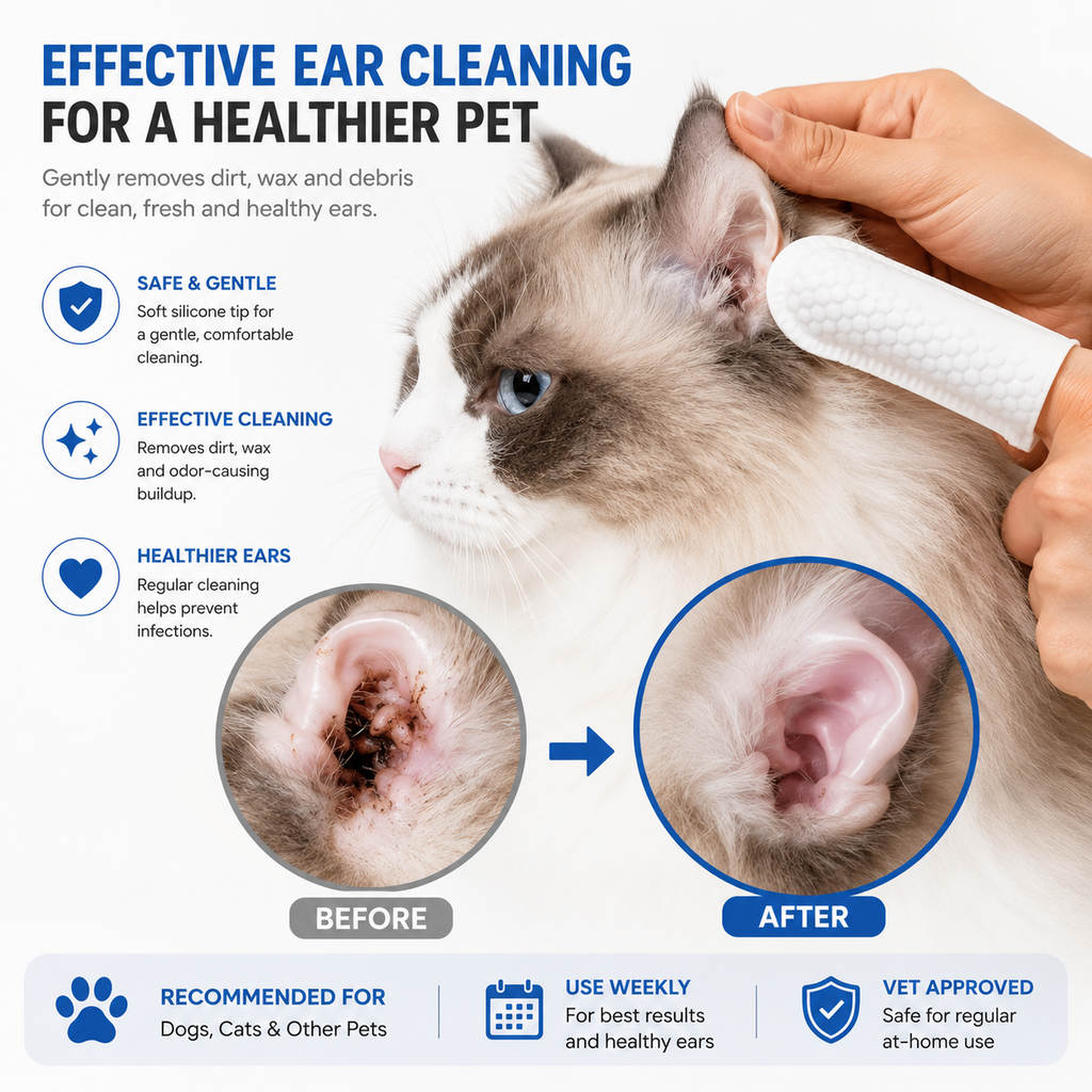 Disposable Pet Cleaning Products Teeth Cleaning Wipes Ear Cleaning Wipes
